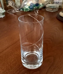 VTG Hand Blown OLD FASHIONED Rocks Glasses HIGHBALL Tumblers POLAND Set Of 6