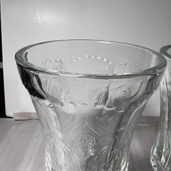 2 Indiana Glass RECOLLECTION CLEAR Water Goblets 6.5”
