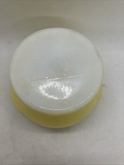 Vtg Glasbake Yellow Honey Whip Glass Jar