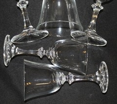 Royal Bavarian Pattern RBV1 Set Of 3 Water Goblets 2 Wine Glasses