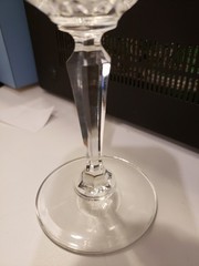 NEW 1 Cristal D’ Arques Goblet St. Germaim Pattern by Duran France
