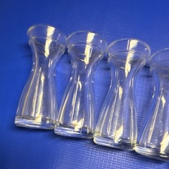 Unmarked 6-Piece Clear Glass Cordial Glass Set – 1 oz Capacity, Glass
