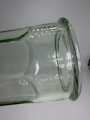 Green Depression Pre Anchor Hocking Glass Octagonal Tumbler Working Glass