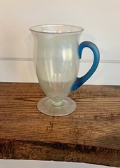 Steuben-Carder Era Iridescent Cyprian Lemonade Glass-Shape #3165