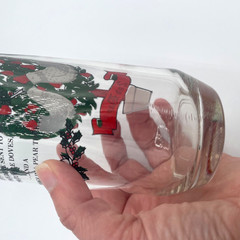 VTG Indiana Glass Pepsi 12 DAYS OF CHRISTMAS GLASS 2nd Day, Two Turtle Doves
