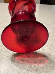 Set of 4 Fostoria JAMESTOWN RUBY RED Water Iced Tea Wine Footed Goblets 6”