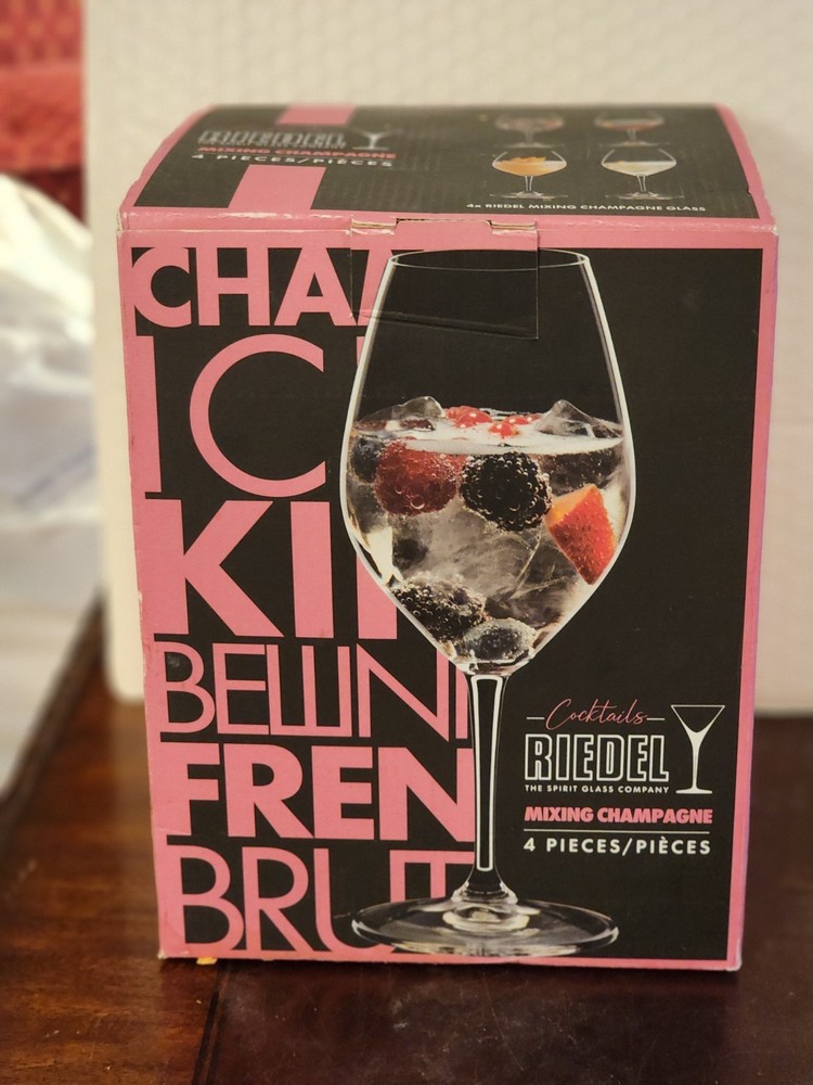 640. Riedel Bar Mixing Champagne 3 pcs – Brand New in Original Box
