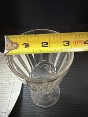 Rare Centennial Eapg New England Eagle Goblet 1776 – 1876 Antique EAPG