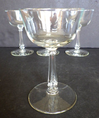 Set of 4 Libbey #3002 Stemmed Liquor Cocktail Glasses 4 oz. Capacity