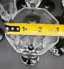 13-Arcoroc Luminarc Octime Black Stemmed Wine Glasses & Champagne Flutes France