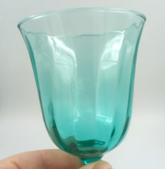 Luminarc Teal Set of 4 Monaco Cavalier Balloon Water Wine Goblets Made in France