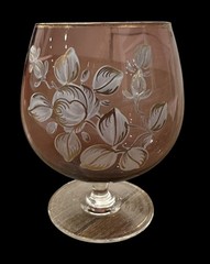Vintage Hand Painted Italian Cordial Glasses Set Of 4 22K Gold Trim Perfect