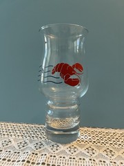 Vintage Red Lobster Hurricane 16 oz Barware Glasses 1980s Libbey