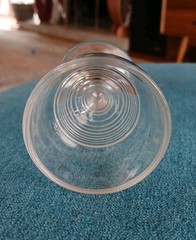 6 Depression Era Anchor Hocking Manhattan Sherry Cordial Glasses Clear 3.5”