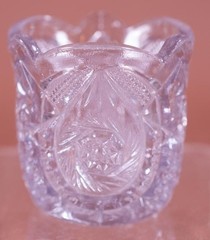 EAPG US Glass No. 15101 Comet Buzz star Toothpick 1907 Sun Purple