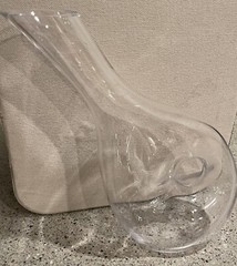 Lenox Tuscany Classics Pierced Pitcher Clear Crystal Glass Decanter Carafe 48 Oz