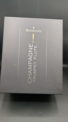 Waterford Crystal Pair Elegance Collection Champagne Trumpey Flutes 11in signed