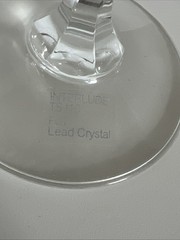Mikasa INTERLUDE Crystal Toasting Champagne Flutes 9.75″ Vintage Georgeous