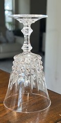 4 French Wine Glasses Tuilleries Villandry Cristal D»Arques-Durrand 5 1/4″ Tall
