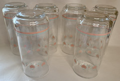 Corelle Forever Yours Tumblers (6) 5 7/8″ USA