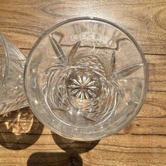 Godinger Dublin Shannon Crystal Starburst Highball Glasses 2 Set Tumblers 5.5”