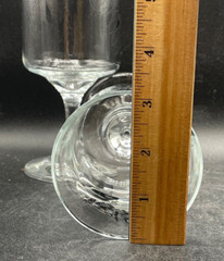 Beer Glass Water Goblets Lily Langtry Cabaret Showgirl Pair Vintage 1980’s