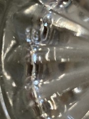 Set of 6 Heavy Cut Lead Crystal Highball Glasses Paneled Tumblers Starburst Base