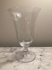 Imperial Candlewick Iced Tea Glass 6 3/8″, 12 ounce Footed Tumbler 1 Ball Stem