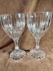 Park Lane Water Goblet by MIKASA H: 6 3/4” W: 3 1/4” 1987-2010. W-48