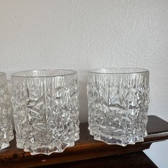 11 Pc. – 3.5” Textured Acrylic Tumblers Ice Bark Glacier Camp Pool Cups Glasses