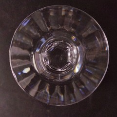 ATLANTIS AZORES WATER GLASS, Cut Lead Crystal, 6 5/8″, 8 oz, Made in PORTUGAL