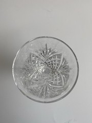TYRONE ANTRIM Irish Crystal Clear Water Goblet 7 1/4”H RARE