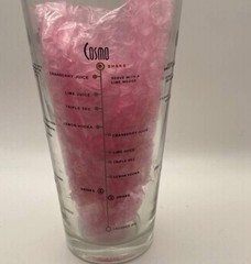 Libbey Cocktail Mixed Drink Recipe Glass Bar Ware Barware Vintage Alcohol Libby