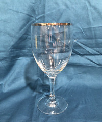 Vintage Schott-Zwiesel Meran Platinum Rimmed Goblet