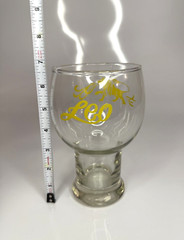 Vintage Zodiac Astrology MCM «Leo» Glass Beverage Goblet