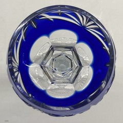 Set 5 Nachtmann Cut To Clear Green Blue Red Amethyst Amber Purple Cordials Shots