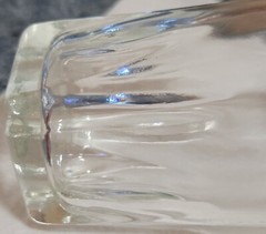 Libby Square Base Clear Juice Drinking Glass Vintage 4×2 Inches