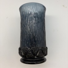 Vintage MCM Fostoria Sorrento Blue Tumbler Highball