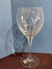 NWT Mikasa Calla Lily Oversized Balloon Wine Glass Goblet 9 1/8″ tall