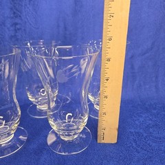 Heritage By Princess House 12 Oz. Footed Tumber Parfait, Set Of 4, Crystal Clear
