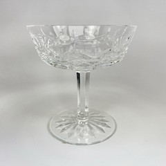 Waterford Crystal Lismore Champagne Sherbet Coup Glass one piece 4 1/8″