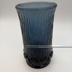 Vintage MCM Fostoria Sorrento Blue Tumbler Highball
