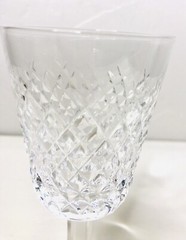 WATERFORD Crystal ALANA PATTERN 4 oz Dessert Wine 5 3/4”H 2.5/8”D Clear Glass