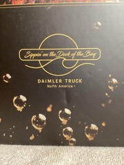 Toasting Glasses Daimler Truck North American Event At San Diego Harbor 2025.