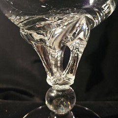 Tiffin-Franciscan CELLINI Champagne Coupe Glasses Hand Blown Crystal Vintage – 3