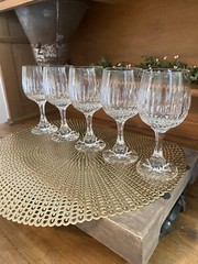 Set of 5 Schott-Zwiesel Crystal WESTMINSTER – Wine Glasses Goblets 6 3/8″ ~ MINT