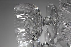 Two (2) Royal Brierley Elizabeth Crystal Footed Grapefruit / Dessert Mint Signed