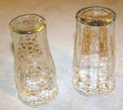 L.E. Smith Glass: TRIO OF 3 – BY CRACKY CLEAR TUMBLERS 5,9,12 OUNCES 1920’S
