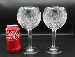 Set of 2 Waterford Millennium Happiness Toasting Goblets
