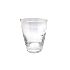 Vintage Flat Juice Glass Starglow Pattern by Libbey Glass Company Set of 2 Two